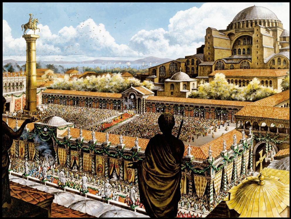 Константинополь времен расцвета Византийской империи